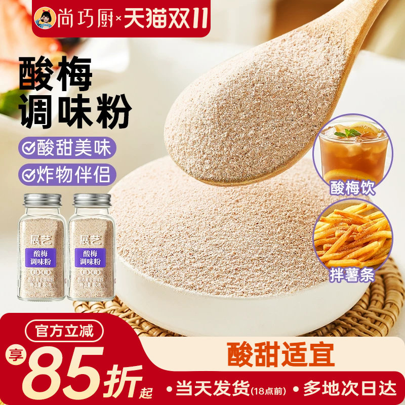 展艺酸梅粉酸甜可口陈皮粉炸鸡地瓜条撒粉辣椒盐话梅粉调味粉专用