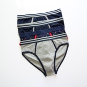 中高腰内裤 棉质舒适透气三角裤 男生大码 微瑕疵男士 拼接撞色短裤 衩