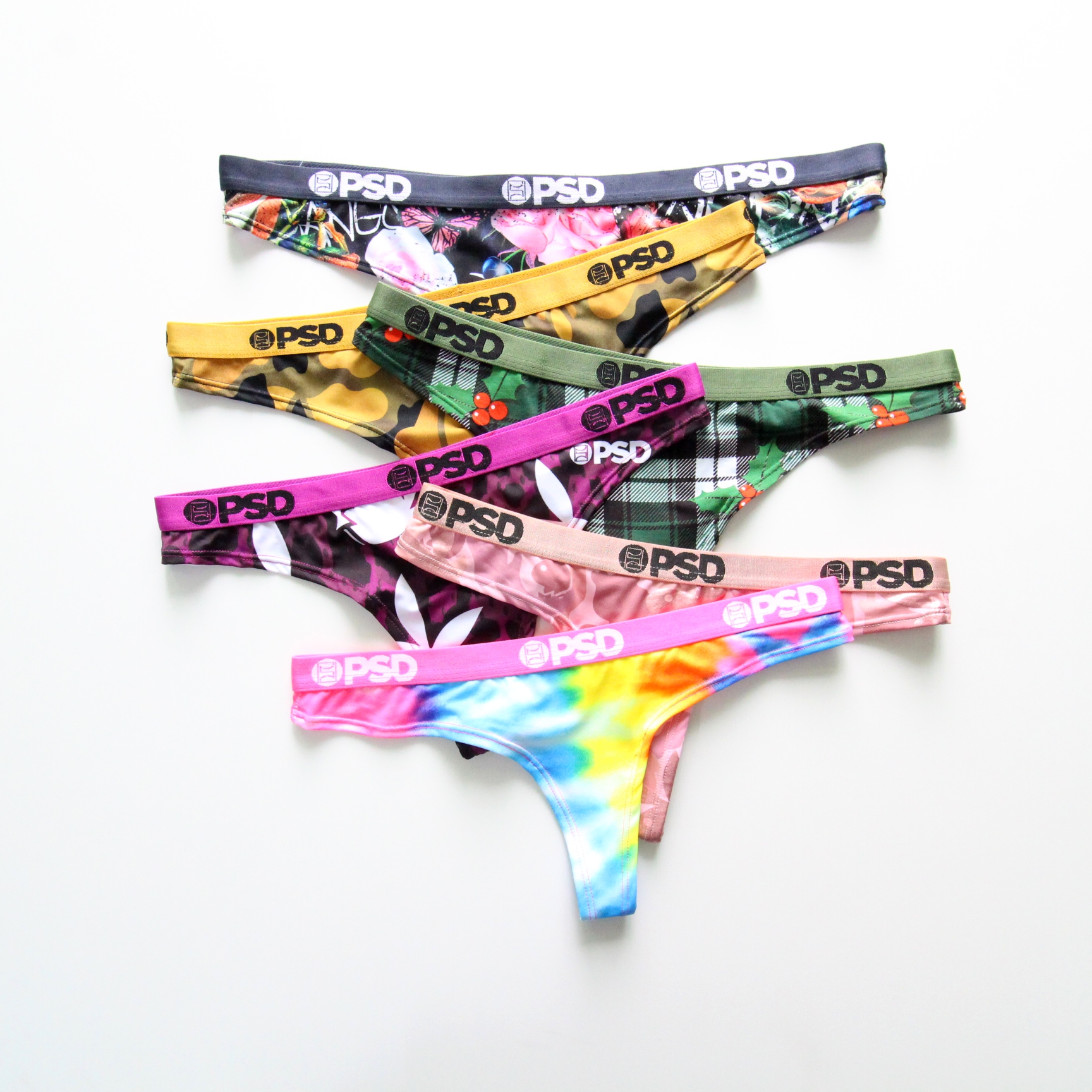 女士冰丝低腰莫代尔网纱丁字裤