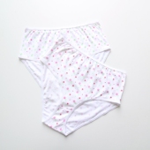 头 中老年宽松短裤 微瑕疵女士内裤 纯棉高腰加大加肥胖MM碎花三角裤