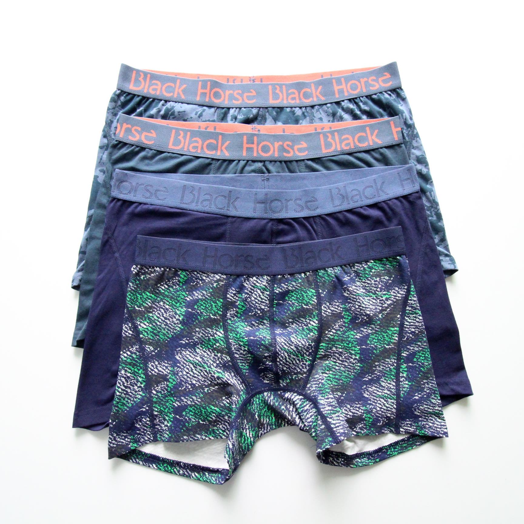 男士平角裤棉舒适透气时尚潮中腰