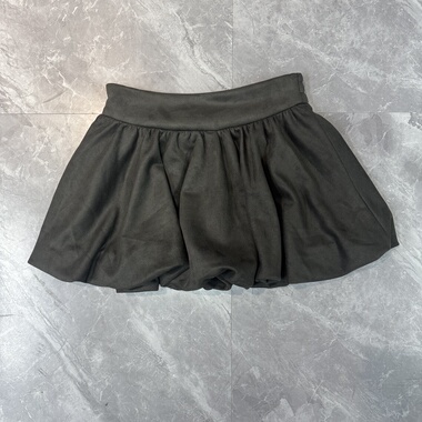 2.22IYF 春秋新品高腰松紧休闲裤女甜欲宽松中腰蓬蓬花苞裙短裤