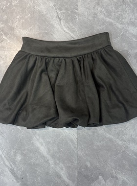 2.22IYF 春秋新品高腰松紧休闲裤女甜欲宽松中腰蓬蓬花苞裙短裤