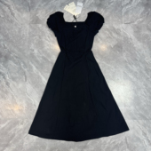 夏季 新款 韩版 7.2茵m沙.. 设计感气质显瘦连衣裙法式 优雅收腰长裙