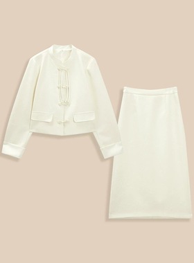 10.22IYF 套装新中式成熟优雅气质高级感上下套裙两件套