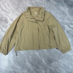 女秋季 风短款 休闲卡其小个子设计感夹克外套 工装 9.13三fu