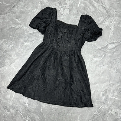 7.20L町 公主风连衣裙夏季茶歇法式辣妹短裙蝴蝶结连衣裙