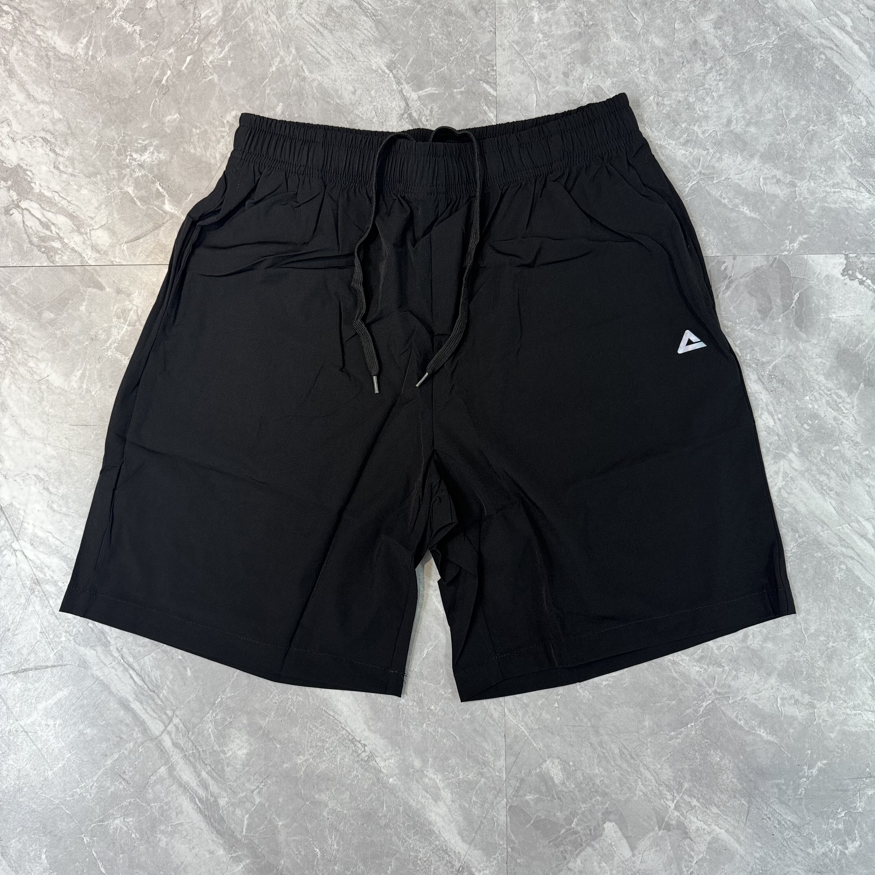 2.28匹k 男女同款运动短裤夏季透气五分裤健身训练户外黑色跑步裤