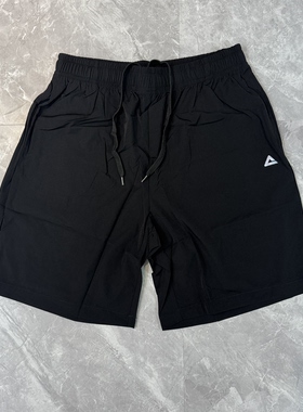 2.28匹k 男女同款运动短裤夏季透气五分裤健身训练户外黑色跑步裤