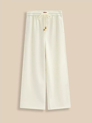 1.20IYF 裤子冬季新款休闲慵懒通勤气质宽松百搭加绒阔腿裤