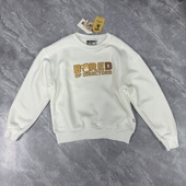 11.18BAR… 圆领卫衣字母印花男女宽松加绒纯棉情侣装 上衣