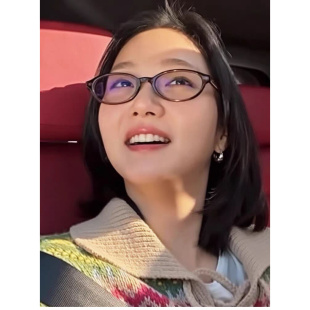 鬼怪十周年团综金高银同款茶色眼镜女高级感复古椭圆近视眼睛镜框