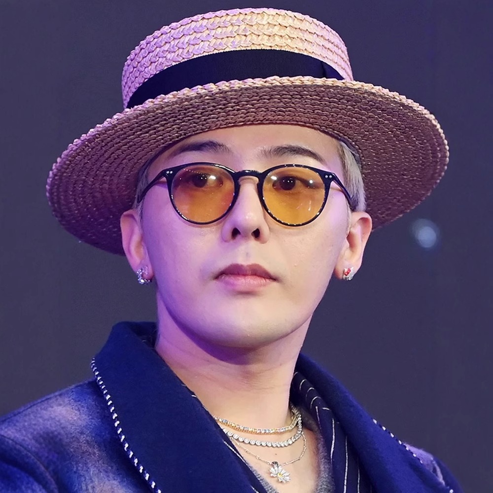 权志龙GD同款偏光超轻墨镜橘黄小圆框痞帅酷男士小脸潮人太阳眼镜