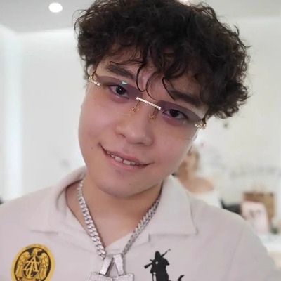 泰格西同款镶钻墨镜男复古无框多边形太阳眼镜潮嘻哈rapper新说唱