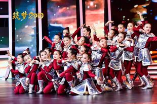 儿童古装花木兰戏曲表演服装女孩穆桂英挂帅戏服元旦演出服小花旦