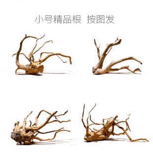 鱼缸造景杜鹃根小号树根南美神仙鱼缸造景软装树根树枝鱼缸装饰根