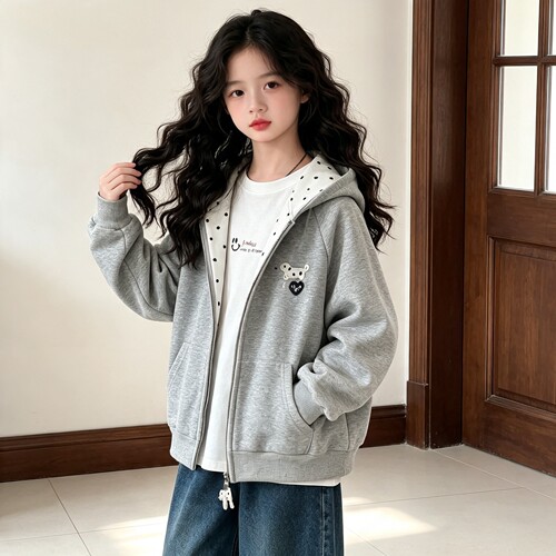 女童春秋卫衣秋季上衣女大童新款