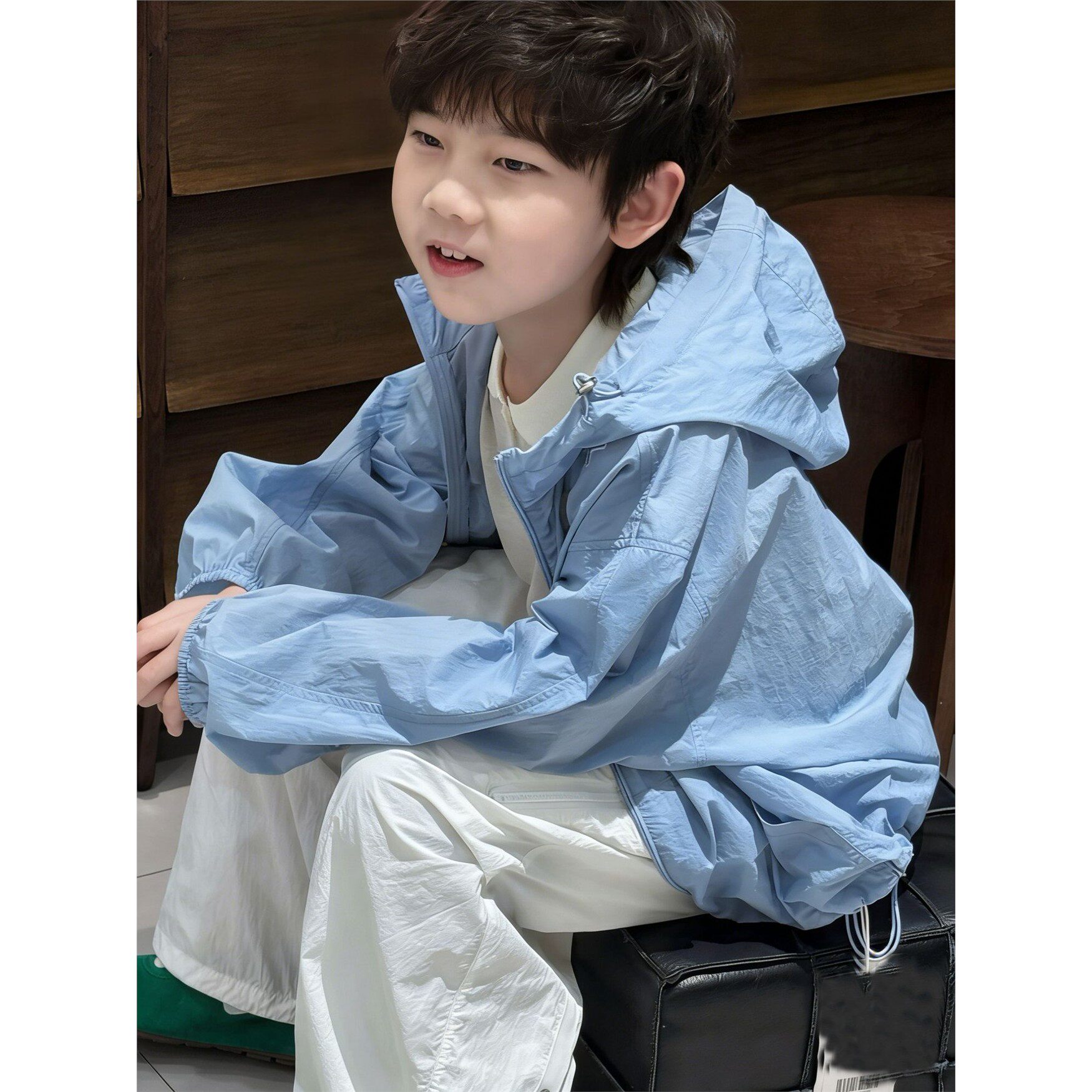 男孩外套薄款2026新款洋气儿童春夏装防晒服夹克棒球服男童