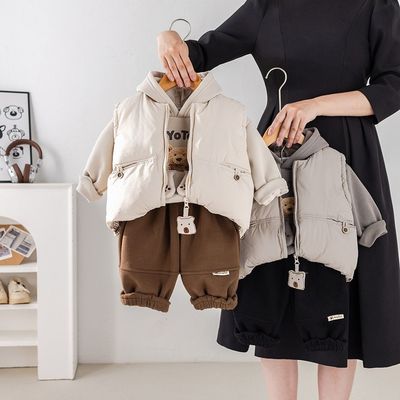 男童冬季套装宝宝加绒加