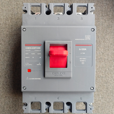 德力西CDM3S塑壳断路器 CDM3S-630F/3300 630A塑壳3P630A总开380V