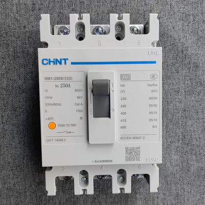 正泰塑壳断路器配电箱3P250A空开NM1-250S/3300 250A G塑壳断路器