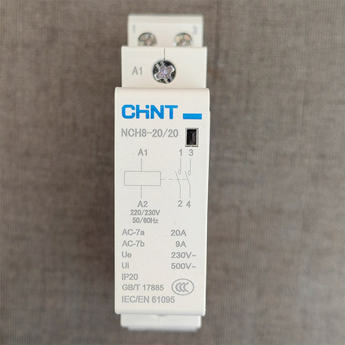 正泰家用交流接触器 220v单相小型20A导轨式NCH8-20/20 220/230V