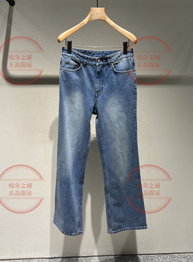 速发 专柜正品LESS女装 2025秋季 百搭休闲牛仔裤 2P9E17970-1395