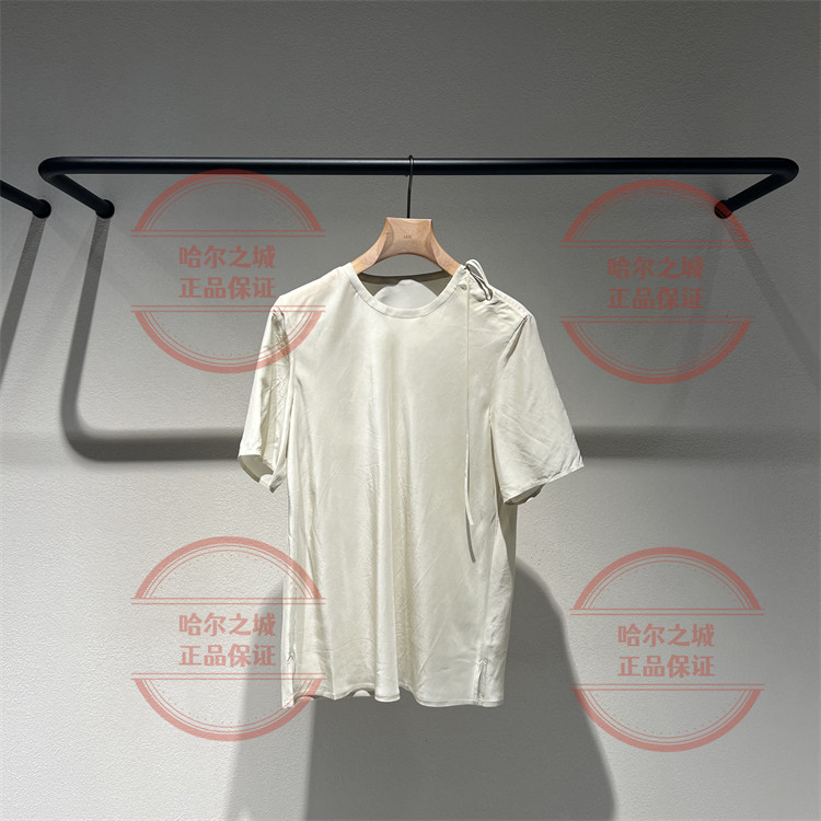 速发 LESS女装专柜正品2025秋季2P7215720套头短袖上衣1595桑蚕丝