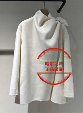 速发商场同款LESS 2025冬新款国内代购2PA81516H中长毛呢外套3995