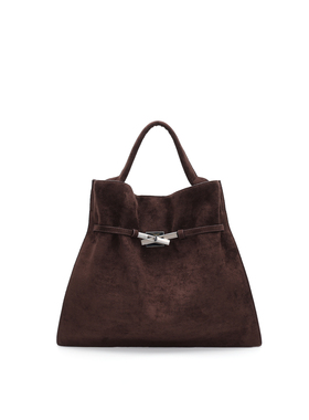 2025秋冬高级感小众设计手提腋下托特包2703深咖色