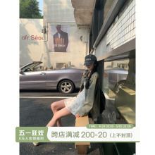 [酒一自制]碎花连衣裙女装2024新款春装公主裙超好看绝美小裙子