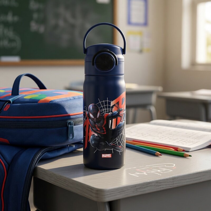 迪士尼水杯吸管杯直饮儿童保温杯6-18岁小学生杯子幼儿园上学专用