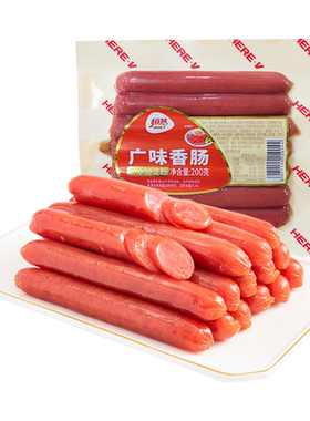 恒慧广味香肠腊肠甜味小香肠开袋即食酒香特产腊肠200g