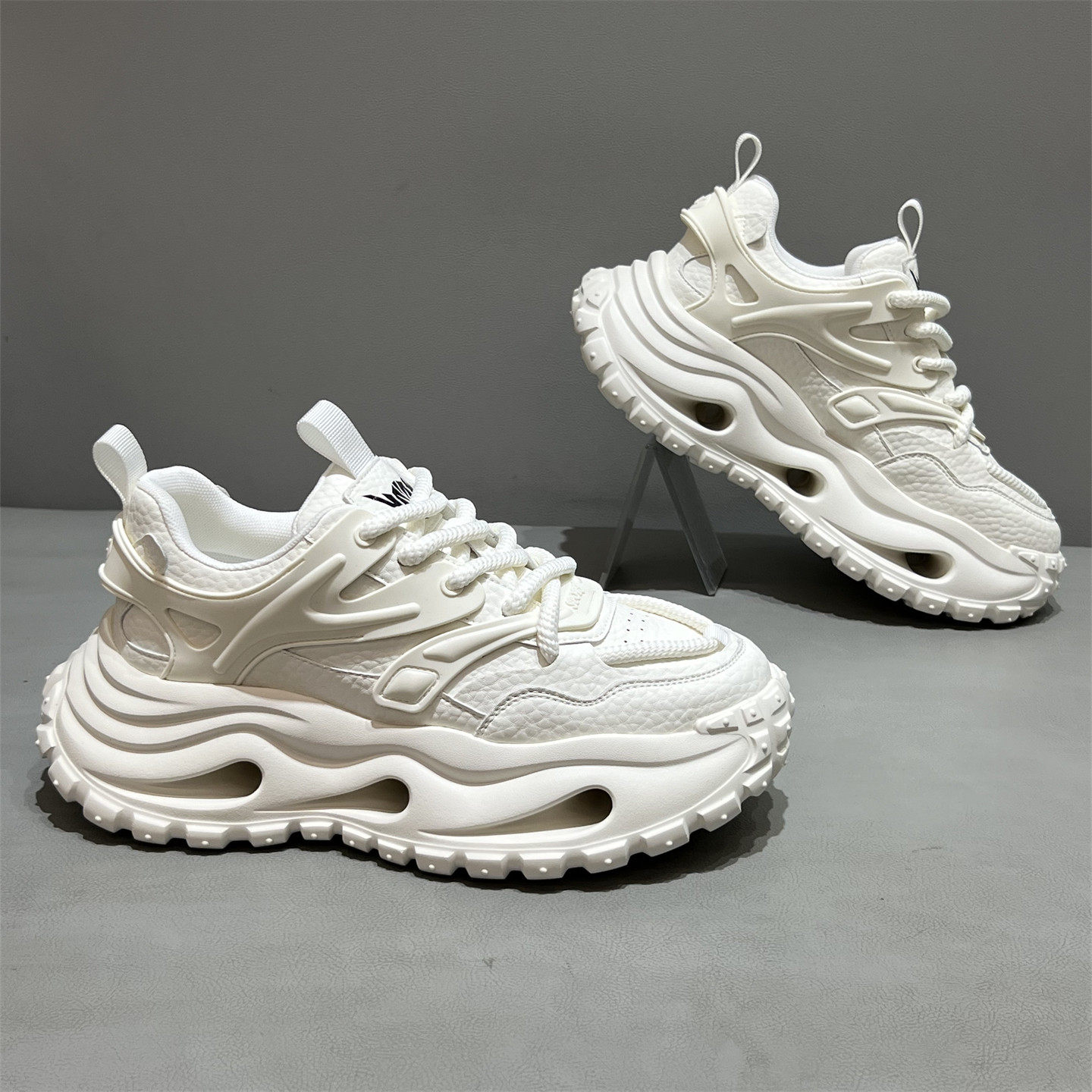 2026春季新款休闲风老爹鞋男厚底增高运动鞋百搭时尚潮流男鞋,流行男鞋,老爹鞋,淘宝优惠券,粉丝福利购,淘宝优惠卷