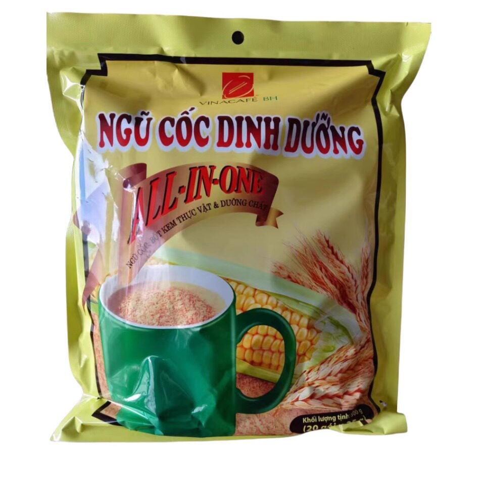 越南进口vinacafe威拿咖啡麦片奶香味早餐麦片500g袋装香浓甜麦片