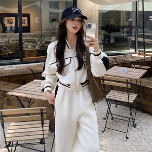 现货 2025秋款撞色棒球服休闲运动套装2C119-9158-P185-K248图片
