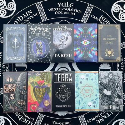 7*12cm大尺寸英文版塔罗牌Tarot card 外贸热销 Oracle Card game