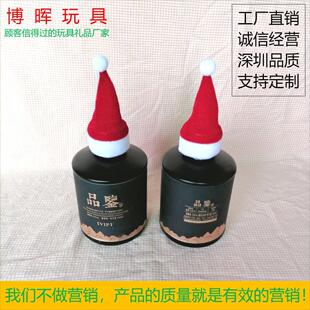 迷你圣诞帽超小号圣诞节帽子圣诞节酒瓶花束棒棒糖苹果帽圣诞装饰