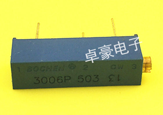 3006P-503 电位器 50K 可调精密多圈 3006电位器 P503