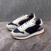 纯皮超轻慢回弹潮鞋 运动休闲鞋 男子春秋拼色复古时尚 西班牙HF新款