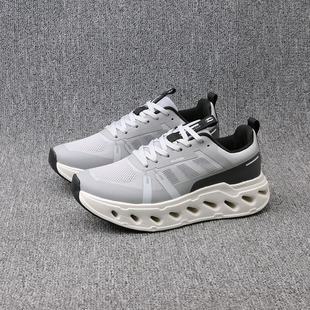 出口外贸订单轻便减震舒适男士跑步鞋运动鞋休闲鞋四季款系带耐磨