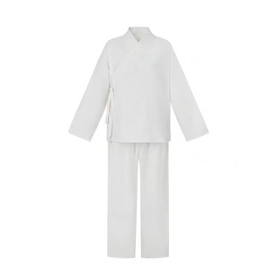 汉服中衣中裤圆领袍内搭古装国风明制交领衬衣衬裤男女同款打底里