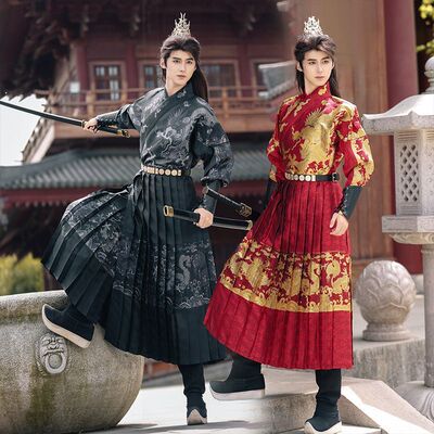 织金飞鱼服蟒袍男女士同款
