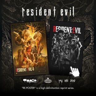 RESIDENT 饰画家用收藏艺术微喷 EVIL生化危机9电影游戏海报有框装