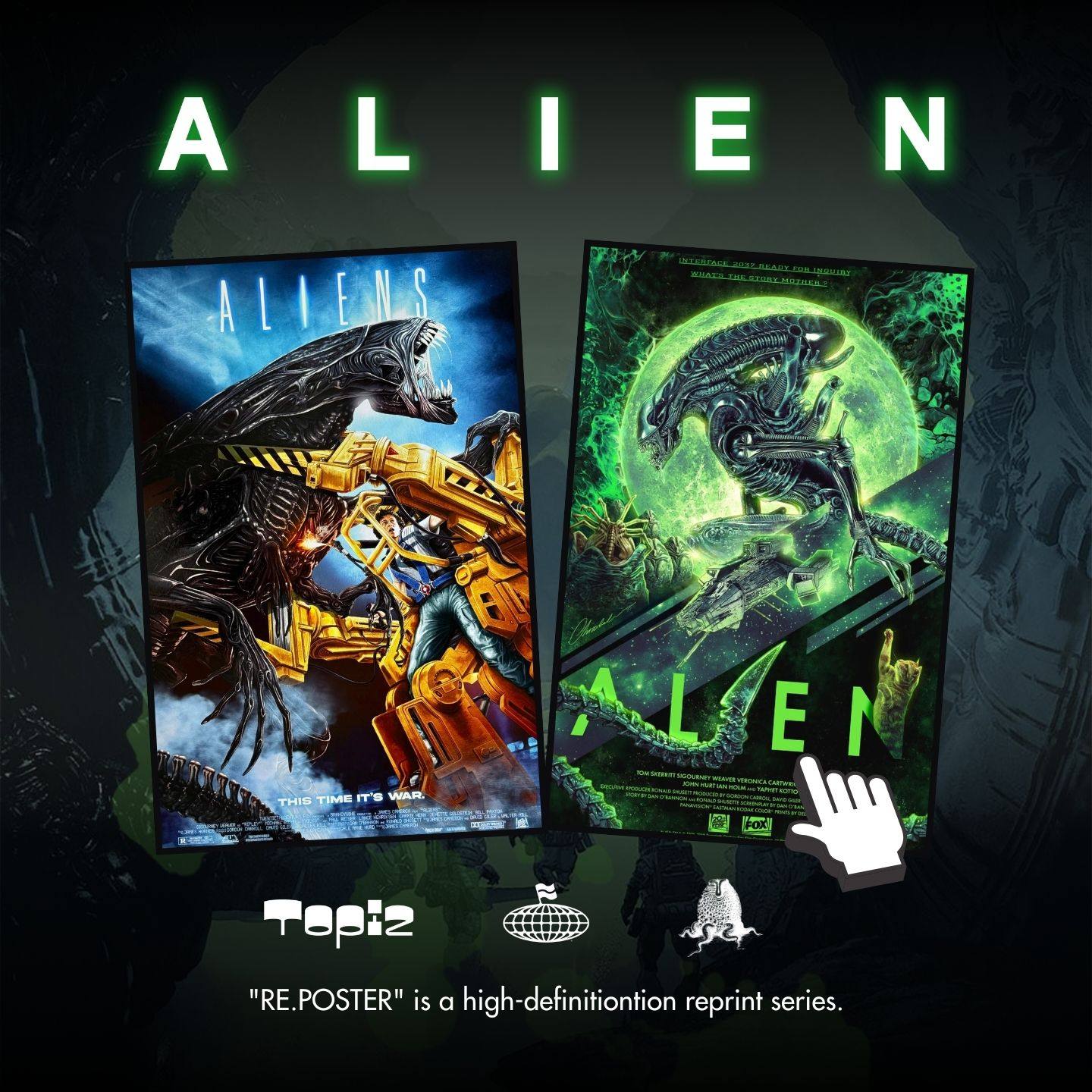 ALIEN 异形普罗米修斯系列科幻恐怖电影海报挂画有框装饰画收藏级