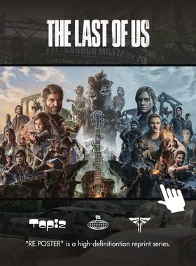 美国末日最后生还者装饰画家用客厅卧室有框印刷版画现代简约壁画