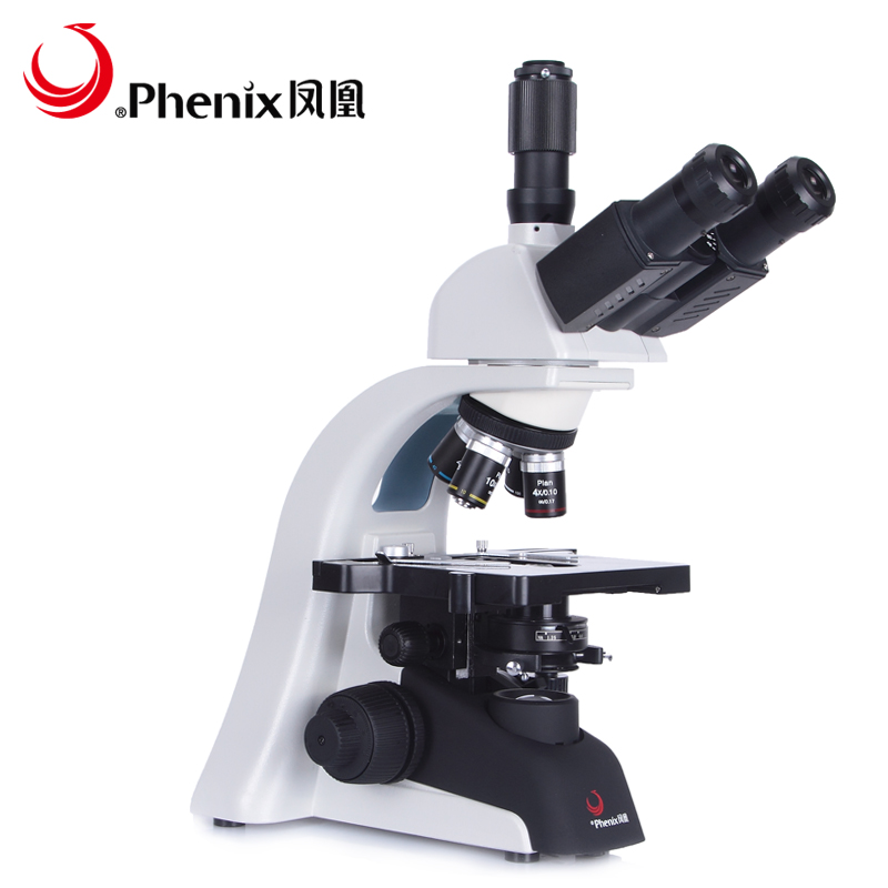 江西凤凰PH100三目光学显微镜1600倍专业仪器可接摄像头高清晰-封面