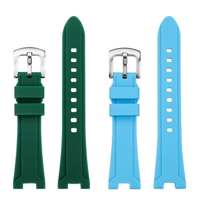 适配西铁城适中硅胶表带哑光