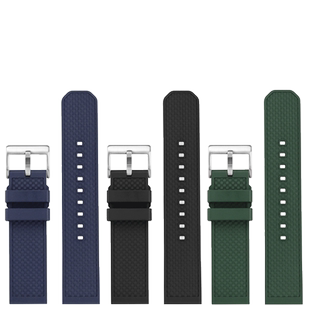 适配IWC万国飞行员葡萄牙7计时柏涛菲诺系列快拆柔软氟橡胶手表带