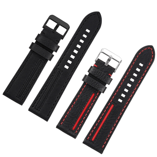 卡特文适配卡西欧EFR-303L/303D EFV-540 EFS-S500意大利牛皮表带